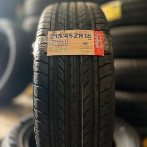 لاستیک کویر تایر سایز ۲۱۵/۴۵/۱۸ طرح گل KB200 تولید 2025
