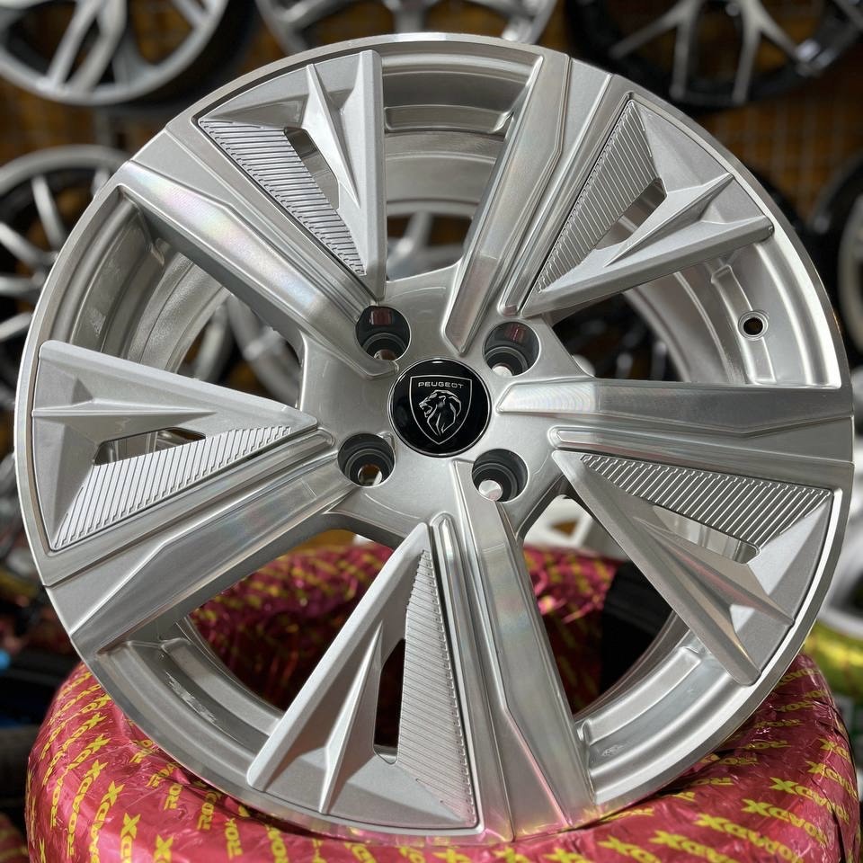 رینگ Peugeot کومو پژو سایز 17/108 تراش نقرهای