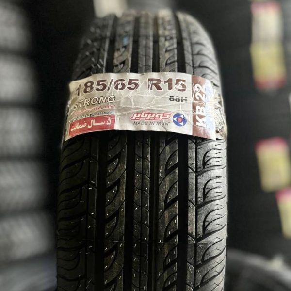 لاستیک دولتی کویر سایز 185/65/15 طرح گل KB22 تولید 2025
