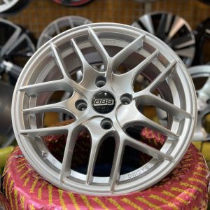 رینگ BBS بی‌ بی‌ اس مدل گوزنی سایز 15/108 نقره‌ای