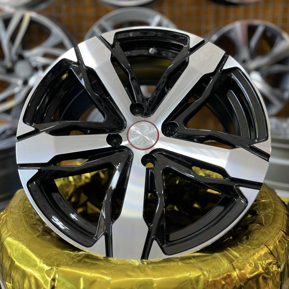 رینگ لس انجلس سایز 16 تراش مشکی براق