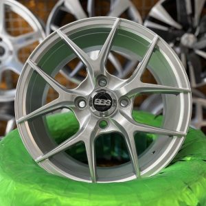 رینگ BBS بی بی اس HS سایز 14 نقره‌ای کد 1293