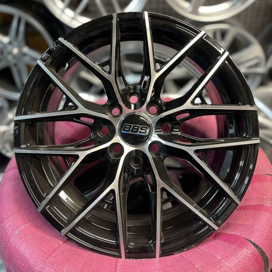 رینگ BBS بی بی اس 2026 MB سایز 15 تراش مشکی کد 1413