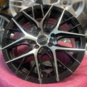 رینگ BBS بی بی اس 2026 MB سایز 15 تراش مشکی کد 1384