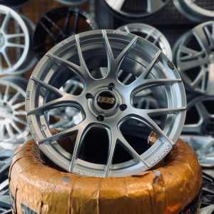 رینگ BBS بی بی اس مدل 003 سایز 16 نقره‌ای