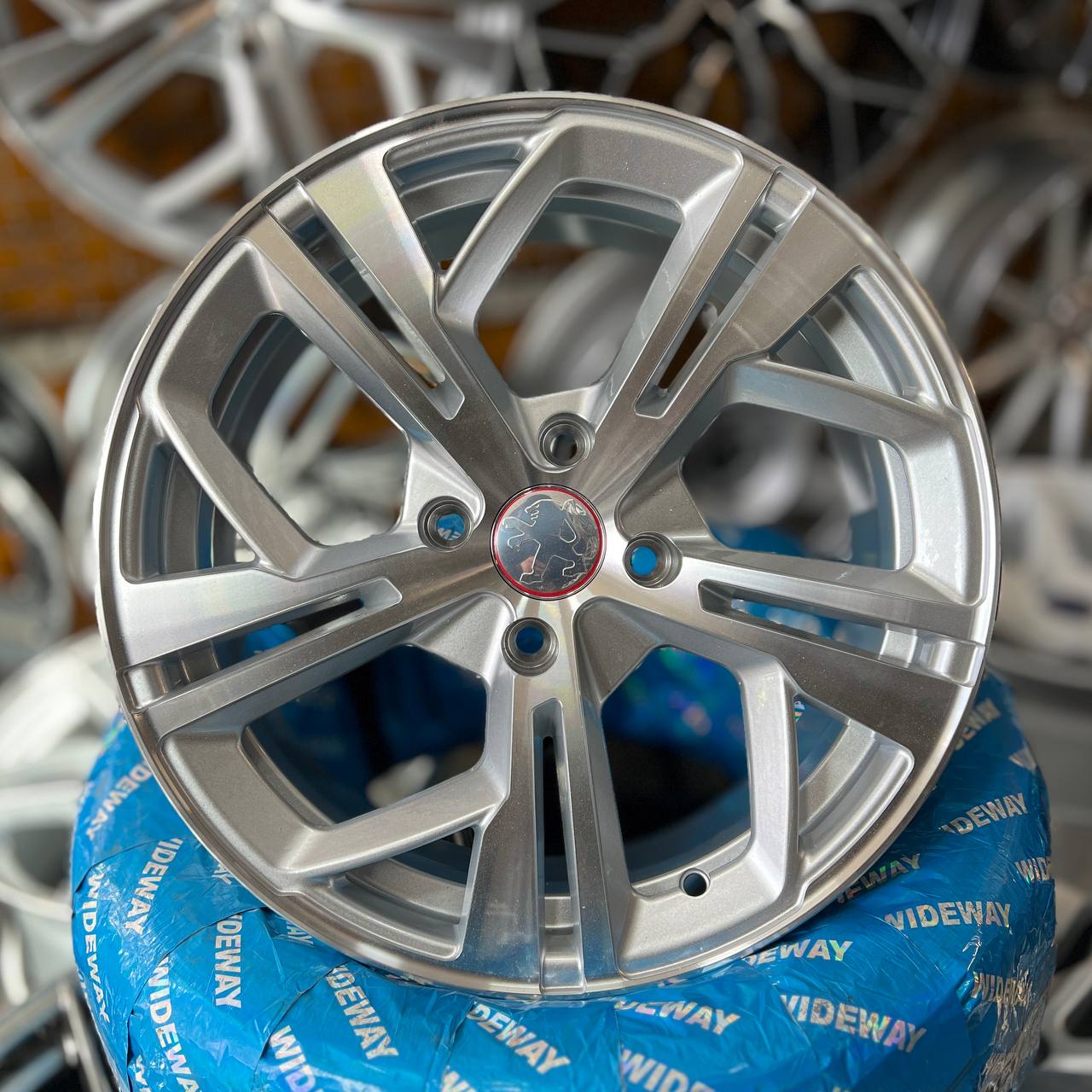 رینگ CARBON کربن سایز 16 تراش نقرهای