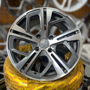 رینگ Carbon کربن سایز 15 جا پیچ ۱۰۸ تراش دودی براق